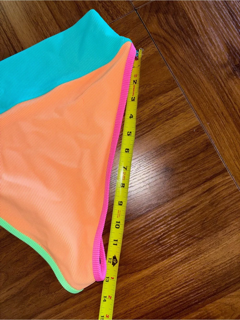 Beach Riot Women's Emmy Colorblock High Waist Bikini Bottoms Aqua Haze XL